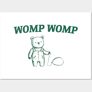 Womp Womp Meme Funny Bear Trash Panda Posters and Art